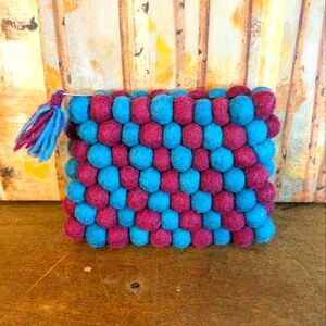 Nepalese Wool Felt Clutch